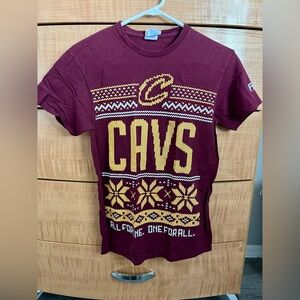 Cleveland Cavaliers Christmas sweater tshirt straight from a Cavaliers Giveaway